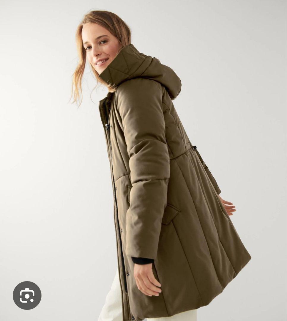 【新品】コールハーン 防水 中綿モッズコート L オリーブカーキ