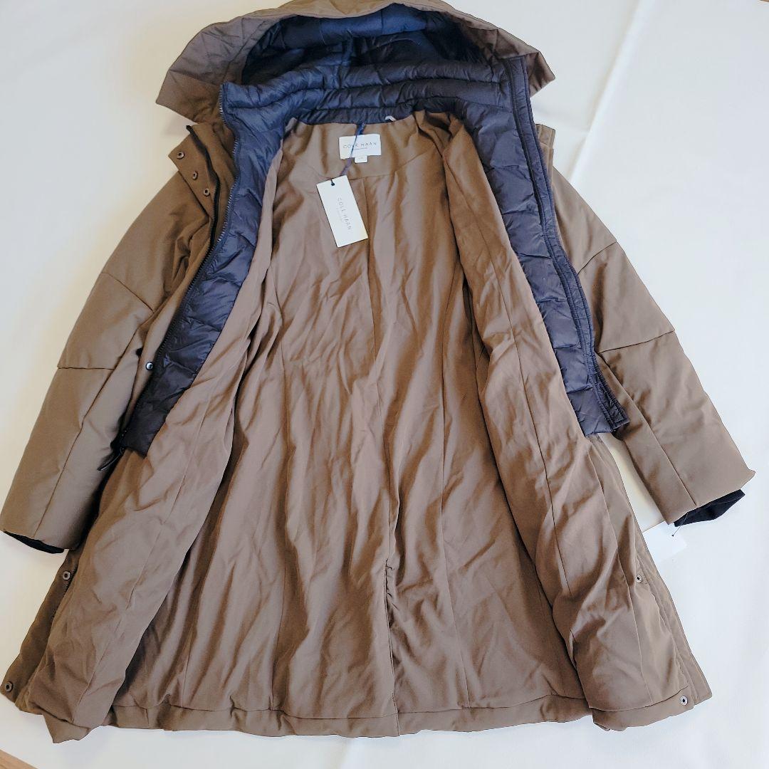 【新品】コールハーン 防水 中綿モッズコート L オリーブカーキ