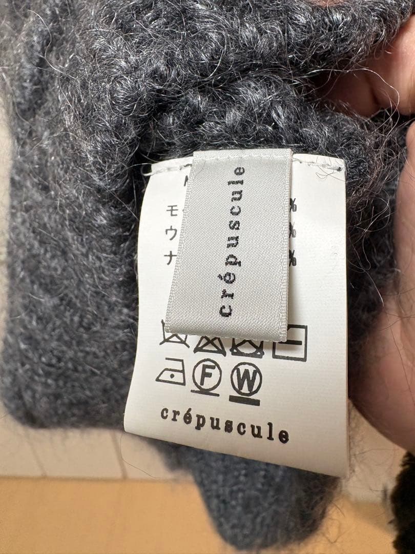 トップス crepuscule mohair lowgage high neck