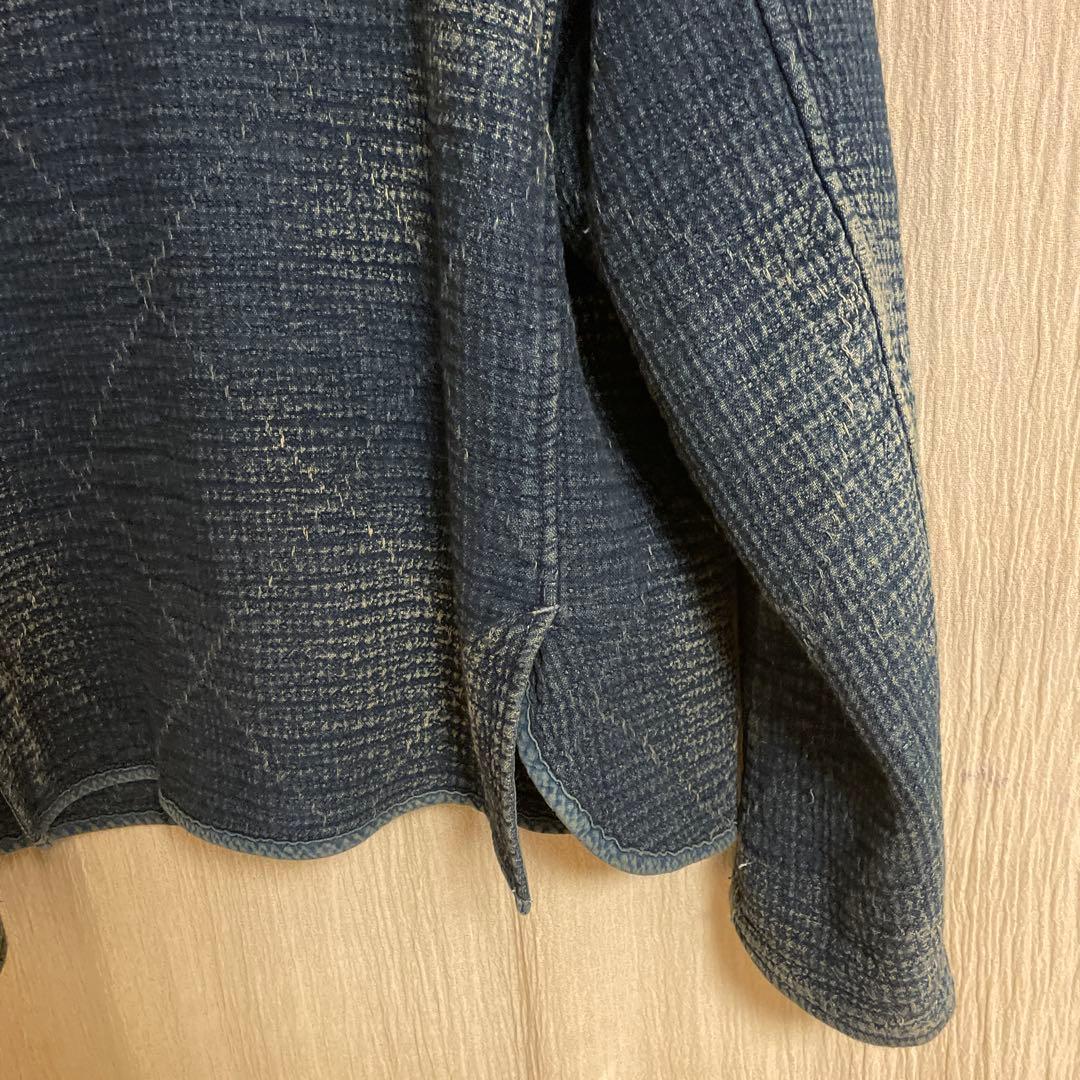 再値下げ/ポータークラシック　刺し子　チャイニーズジャケットL 刺子チャイナ