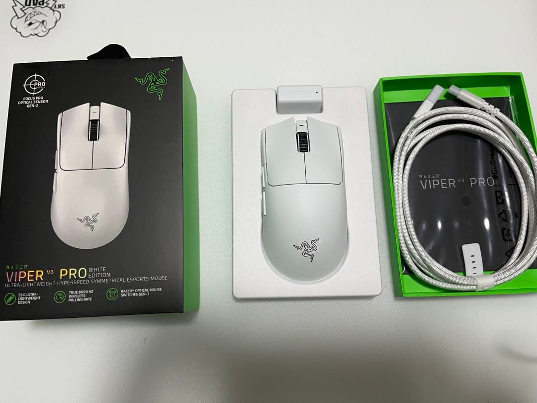 razer viper v3 pro+汎用ソール付き