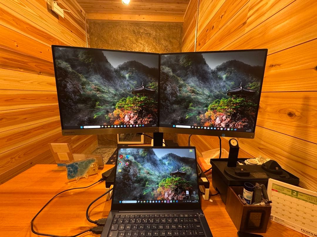 【希少】Philips デュアルモニター 19DP6QJNS/11 19インチ