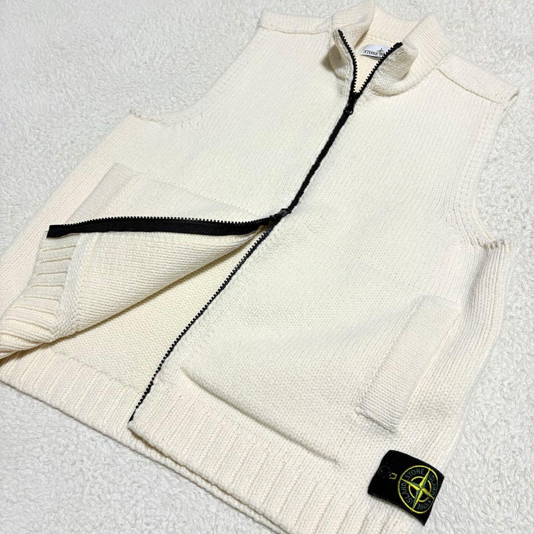 STONE  ストーンアイランド　ダブルジップ　ニットベスト　Ｌ