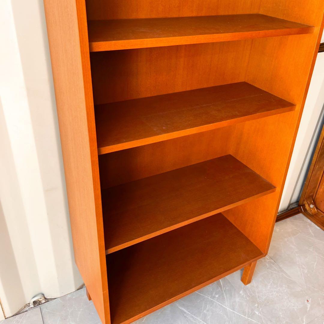 取付無料！イデー アントン ブックシェルフ 北欧風天然木本棚 飾り棚✨