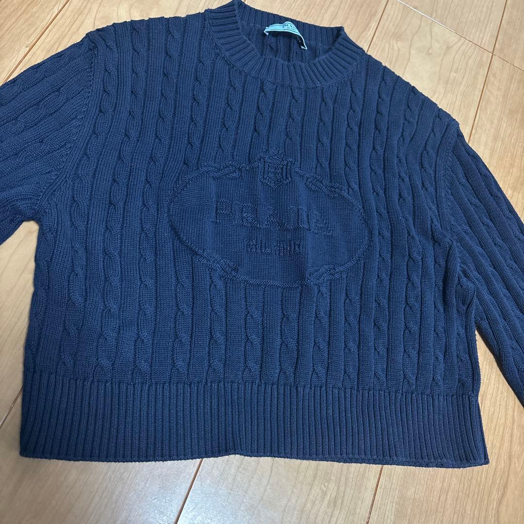 PRADA ケーブルニット セーター　ニット　プラダ　36