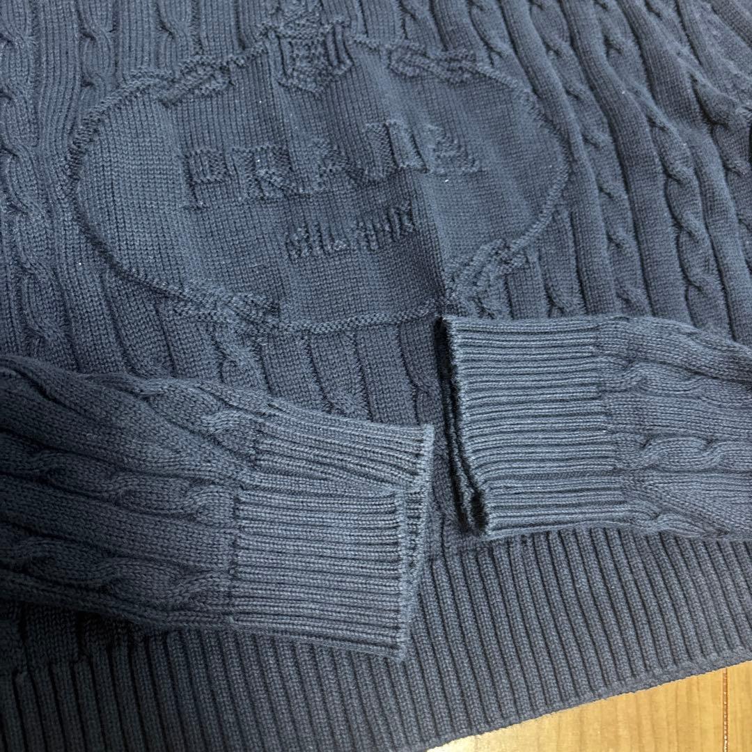 PRADA ケーブルニット セーター　ニット　プラダ　36