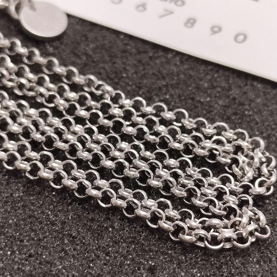 グッチ ブラック チェーン ネックレス 50cm シルバー925