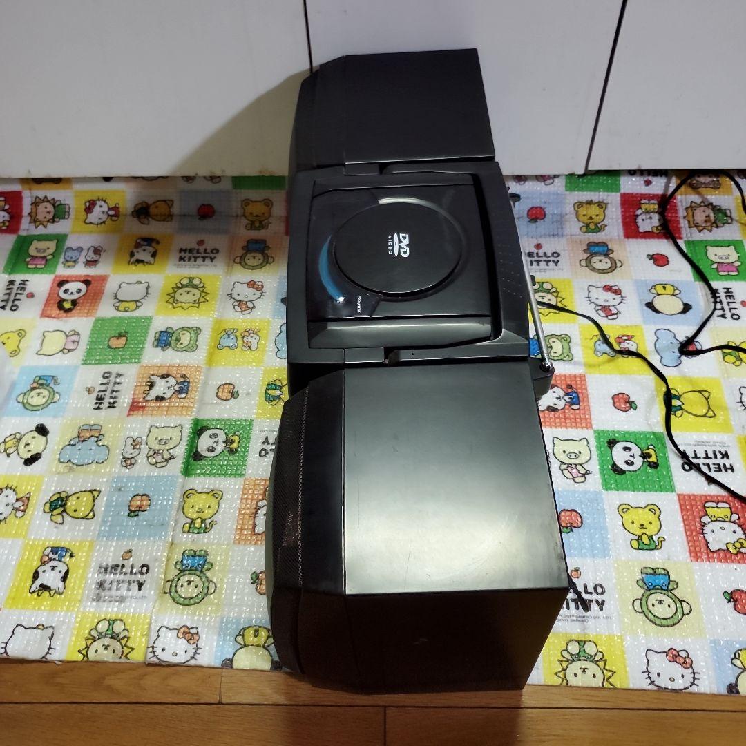 エグゼモード　7インチDVDコンポ　リモコンセット　動作品　USB使えます