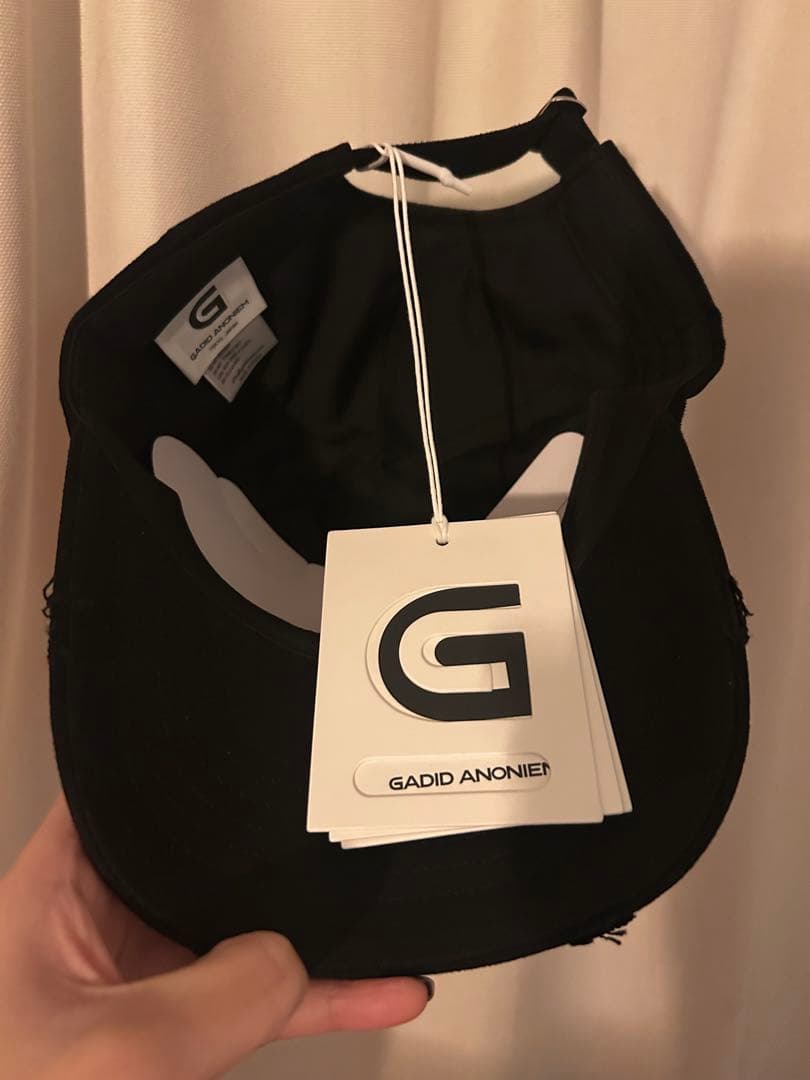 GADID ANONIEM ベースボールキャップ/BLACK