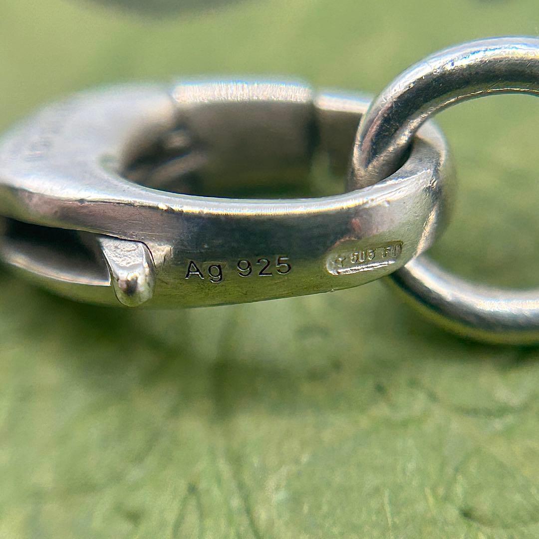 美品　グッチ　あずき　チェーンのみ　ネックレス　シルバー　925 約50cm