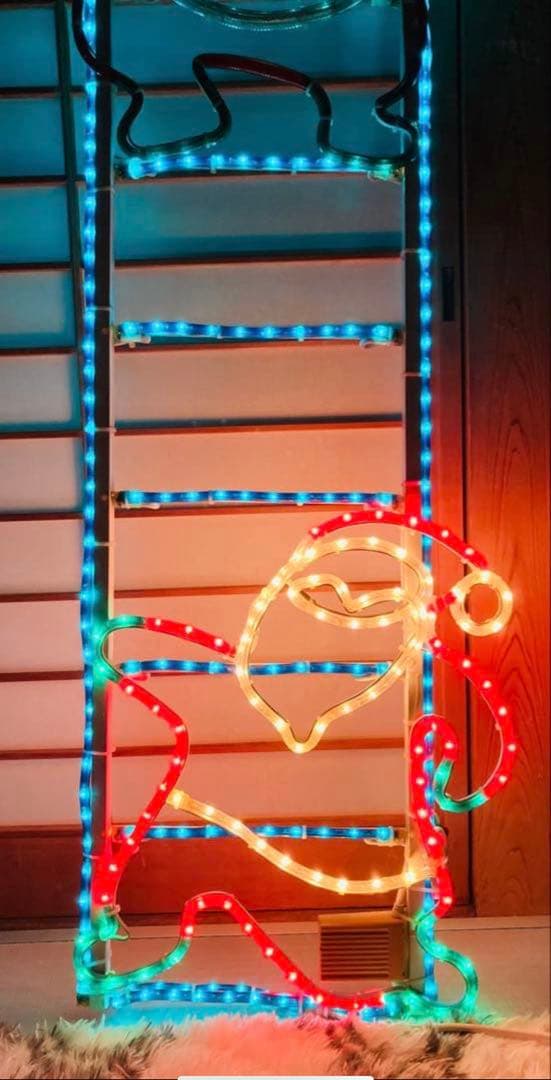 ✨ 特大サイズ はしごサンタクロース‼️ イルミネーション ライト ✨