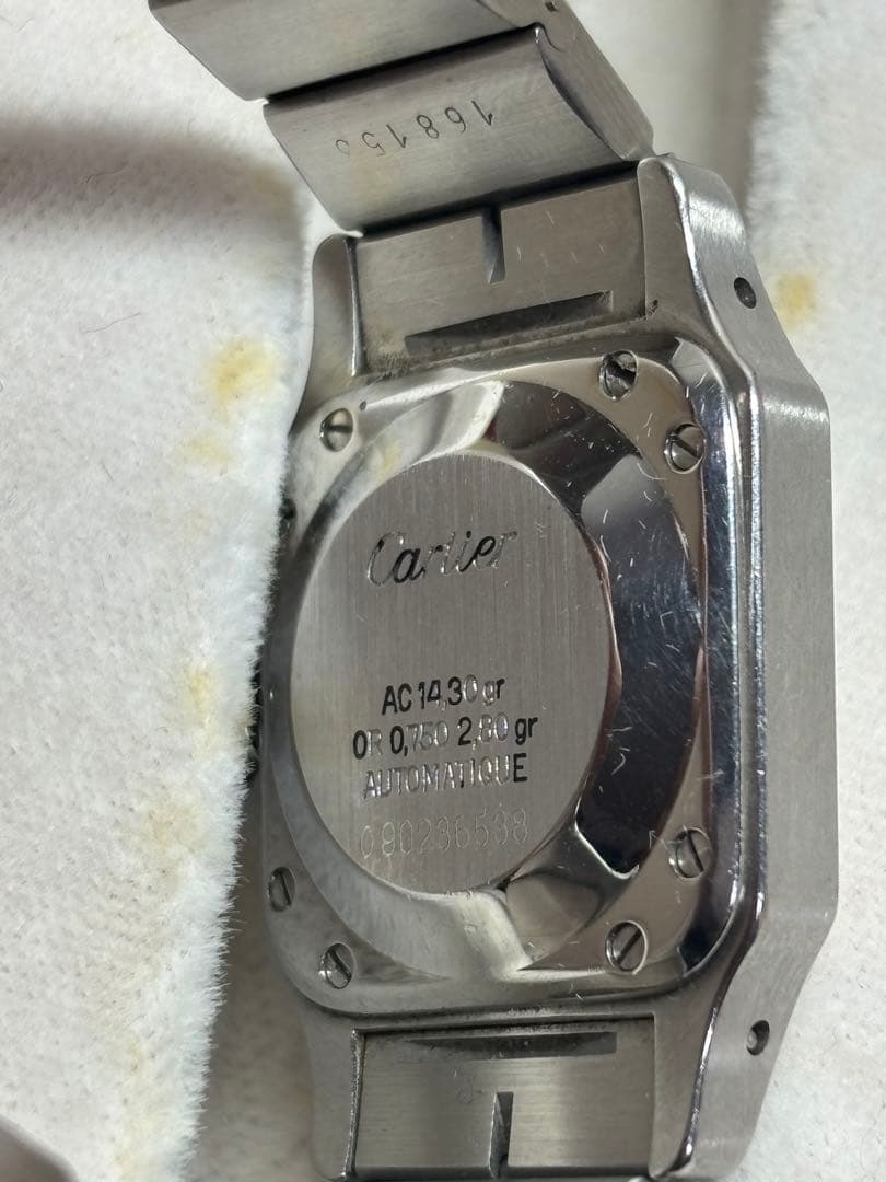 カルティエ サントスガルベSM AC14.30GR 自動巻 時計 レディース