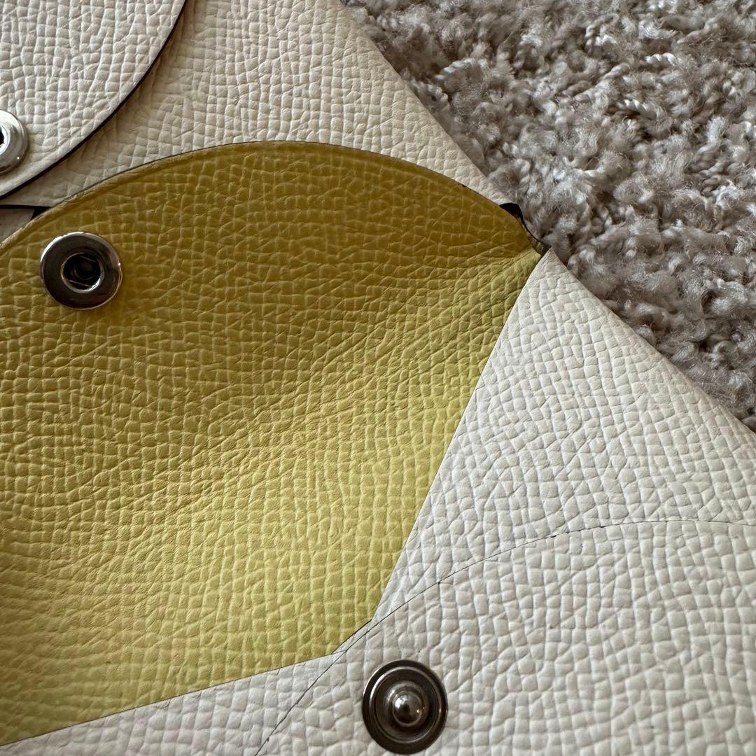 HERMES カルヴィ　デュオ　ヴェルソ　カードケース　名刺入れ　小銭入れ　財布