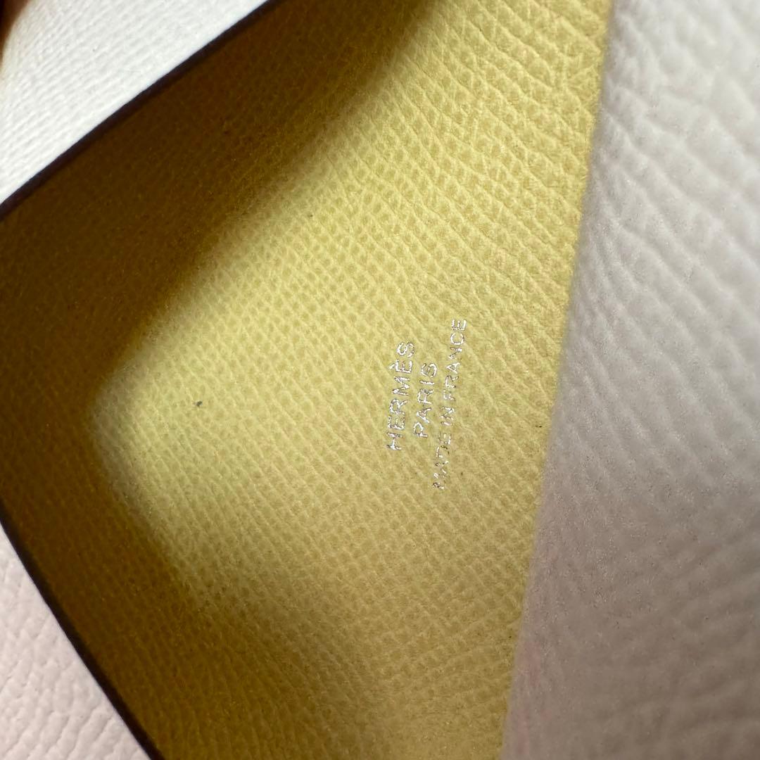 HERMES カルヴィ　デュオ　ヴェルソ　カードケース　名刺入れ　小銭入れ　財布