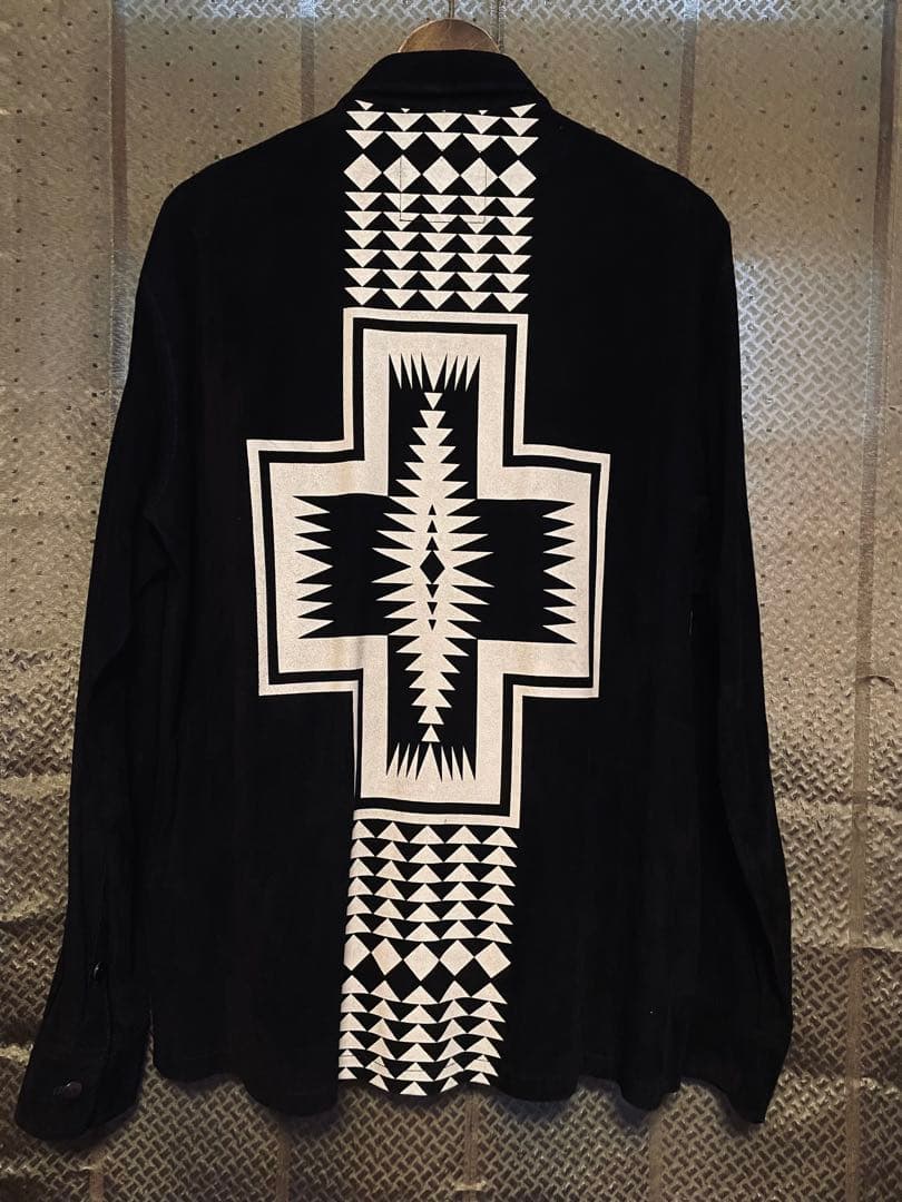 木村拓哉着　バックラッシュ　カンガルースエードレザーシャツ