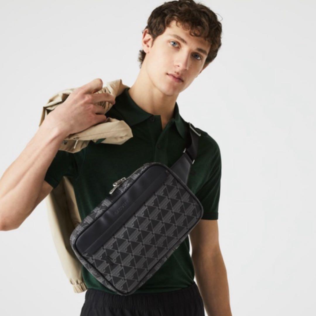 【極美品】LACOSTE ラコステ ショルダーバッグ ボディバッグ モノグラム