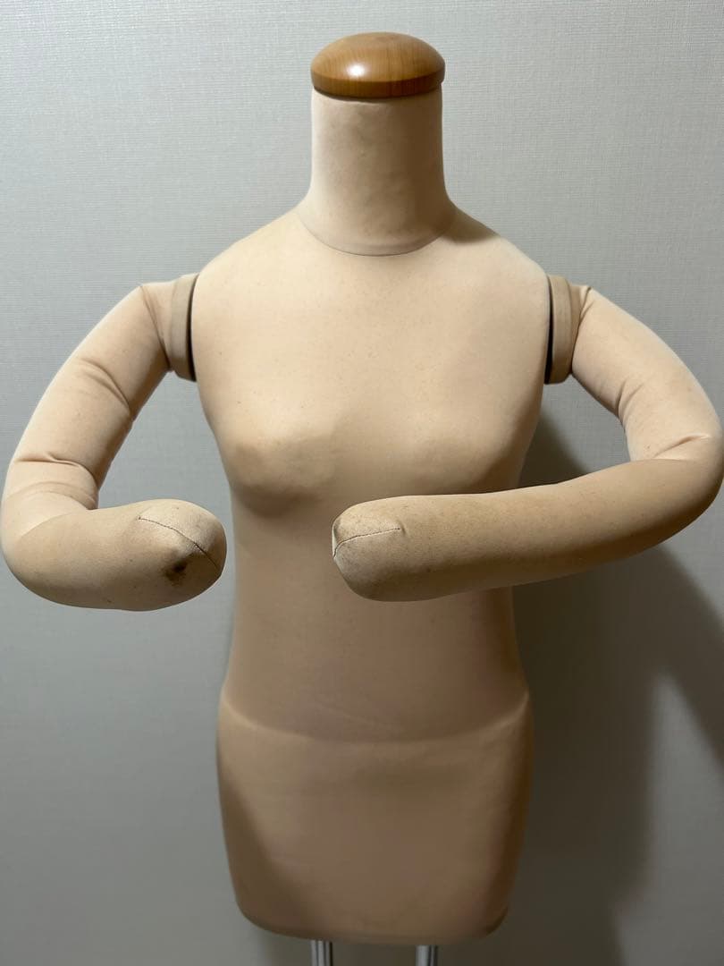 アーム付きトルソー　着付け練習用着付け 和装 高さ調整 腕付き マネキン