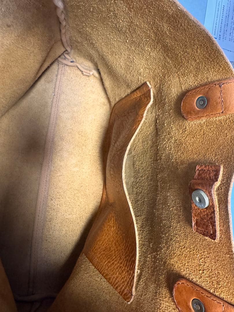 SLOW × BEAMS 別注レザートートバッグ