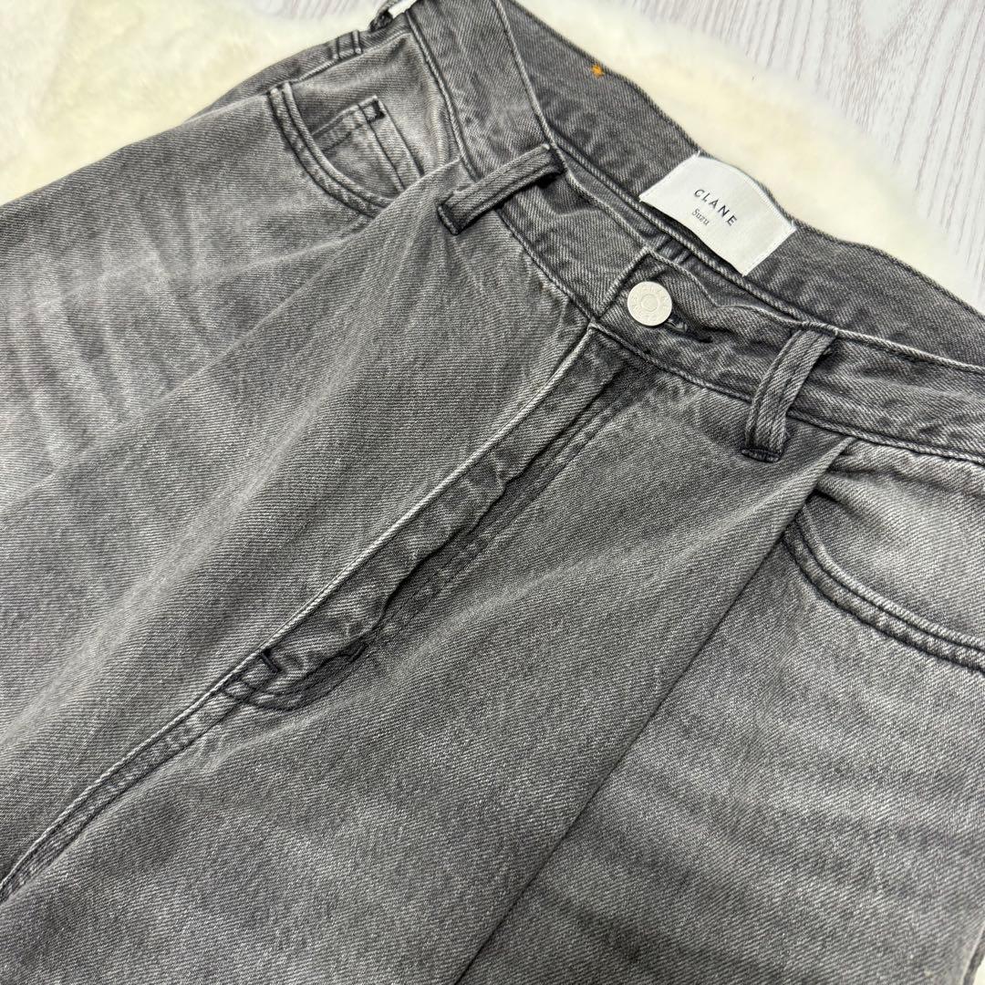 うた　SuzuHirose×CLANE WIDE DENIM PANTS