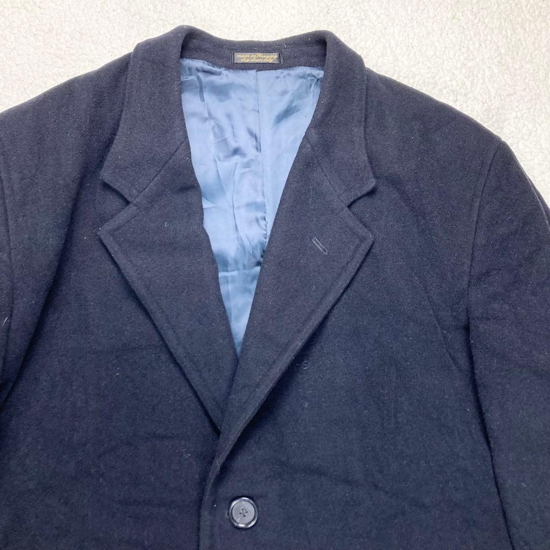 ラルフローレン イタリア製 LAMBSWOOL マキシ丈 チェスターコート L