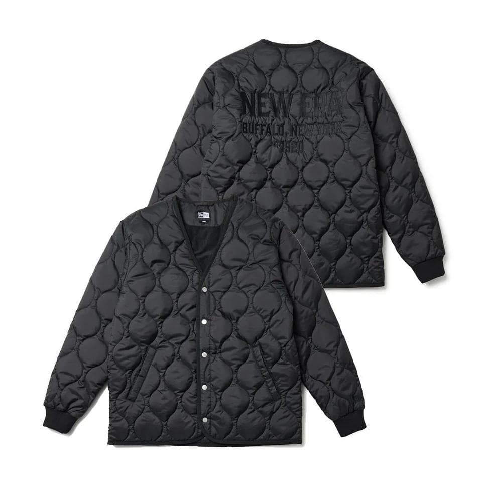 NEWERA GOLF キルティング　ジャケット ブラック　Mサイズ