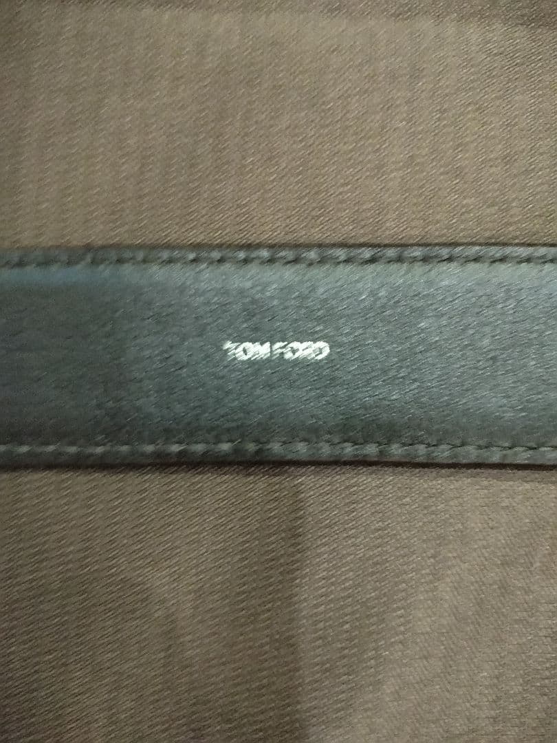 生産終了品☆トムフォード　クロコダイルベルト　ブラウン