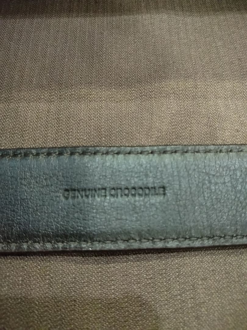 生産終了品☆トムフォード　クロコダイルベルト　ブラウン