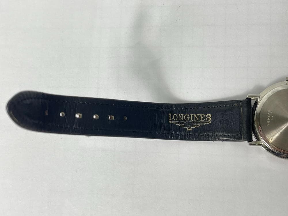 ◆LONGINES ロンジン メカニカル 手巻き シルバー 腕時計　08190