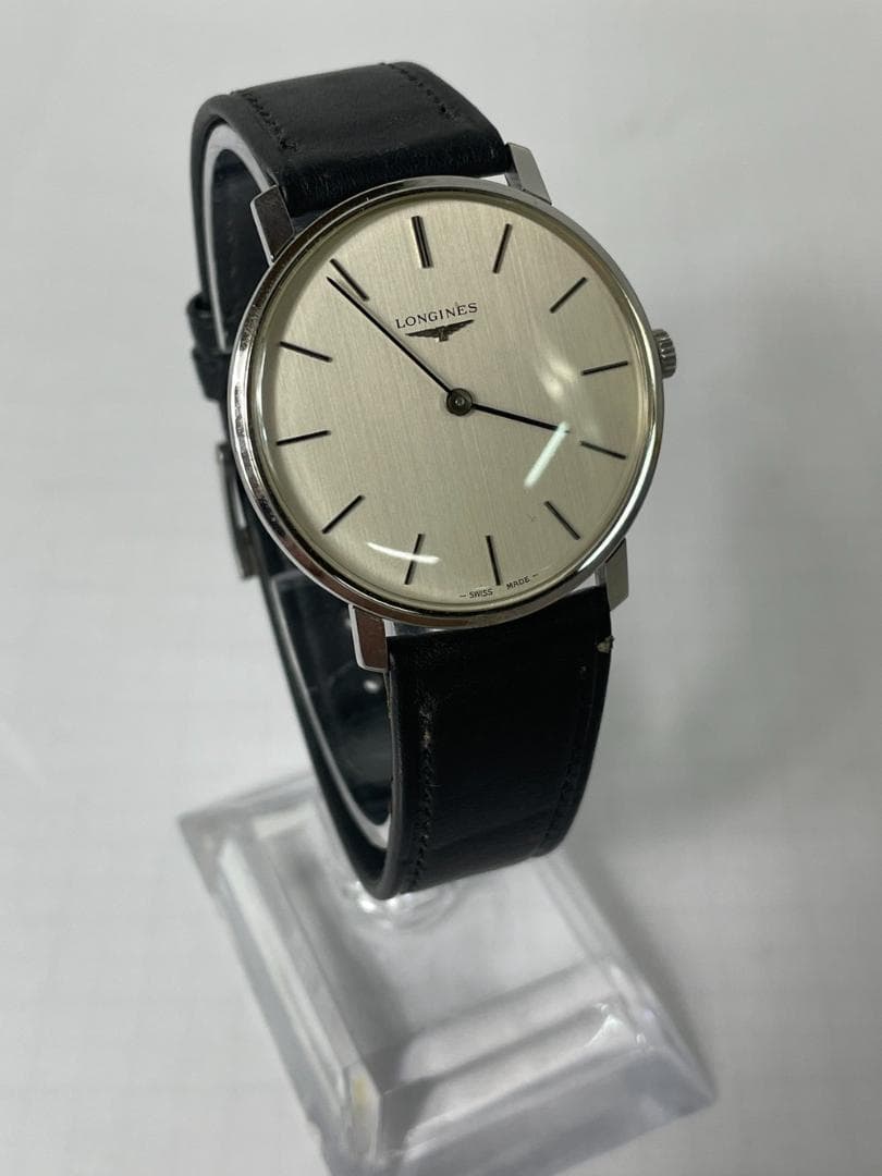 ◆LONGINES ロンジン メカニカル 手巻き シルバー 腕時計　08190