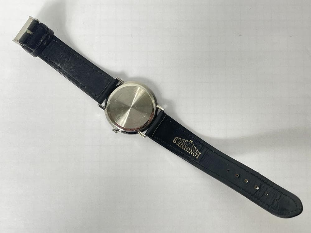 ◆LONGINES ロンジン メカニカル 手巻き シルバー 腕時計　08190