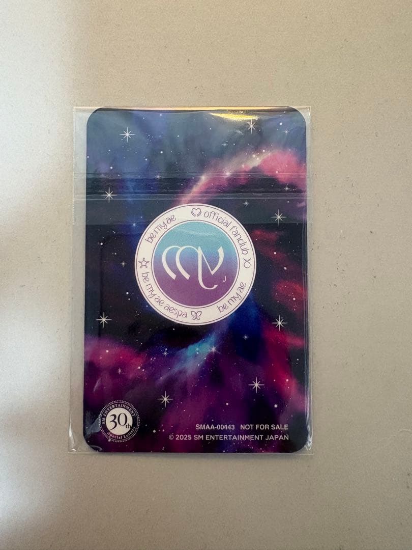 タレントカード aespa 30th Anniversary Special Card