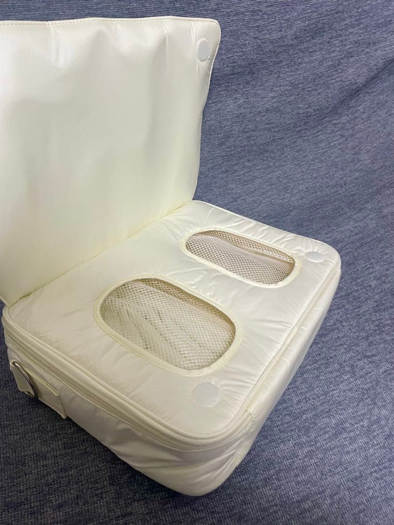 ホワイト キルティング マザーズバッグ