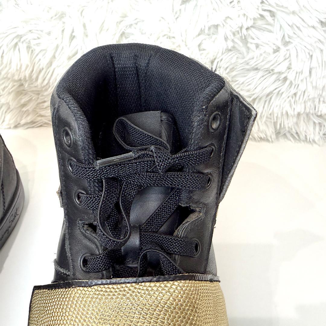 アディダス オリジナルス ジェレミースコット ブラック ゴールド 28.5cm