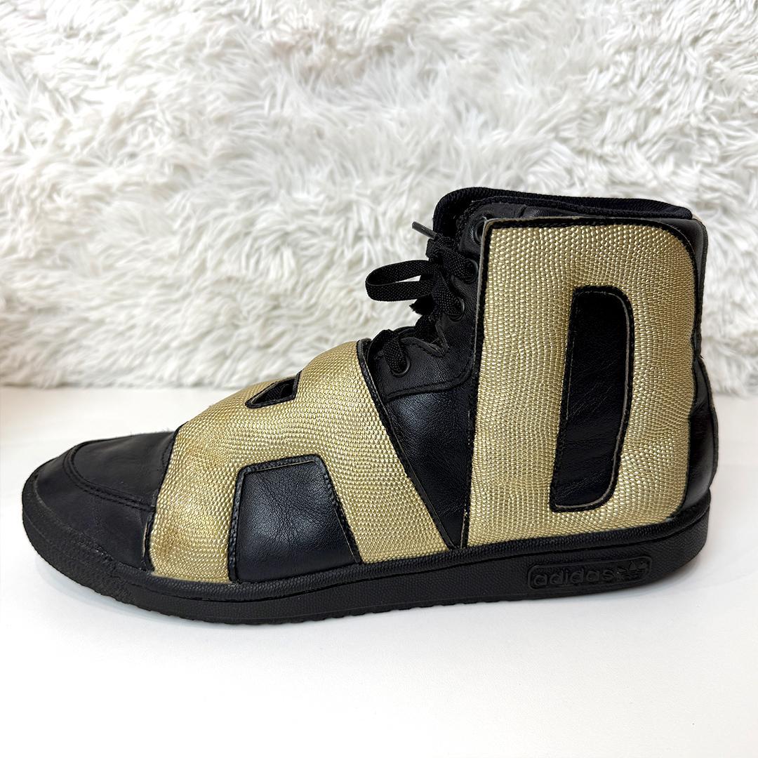 アディダス オリジナルス ジェレミースコット ブラック ゴールド 28.5cm