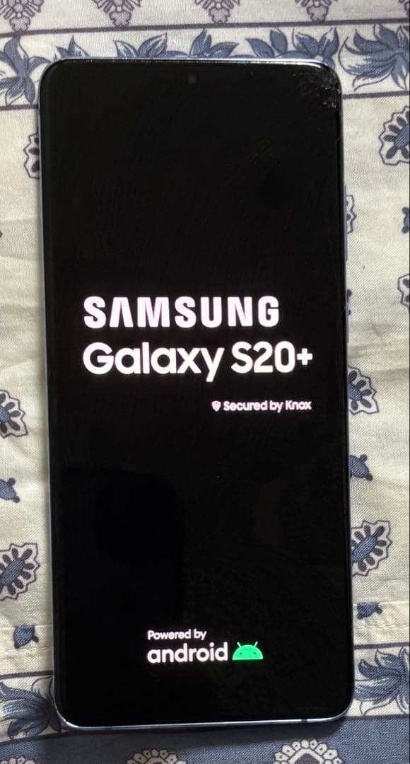 画面割れあり　Galaxy S20+ 5G BTS