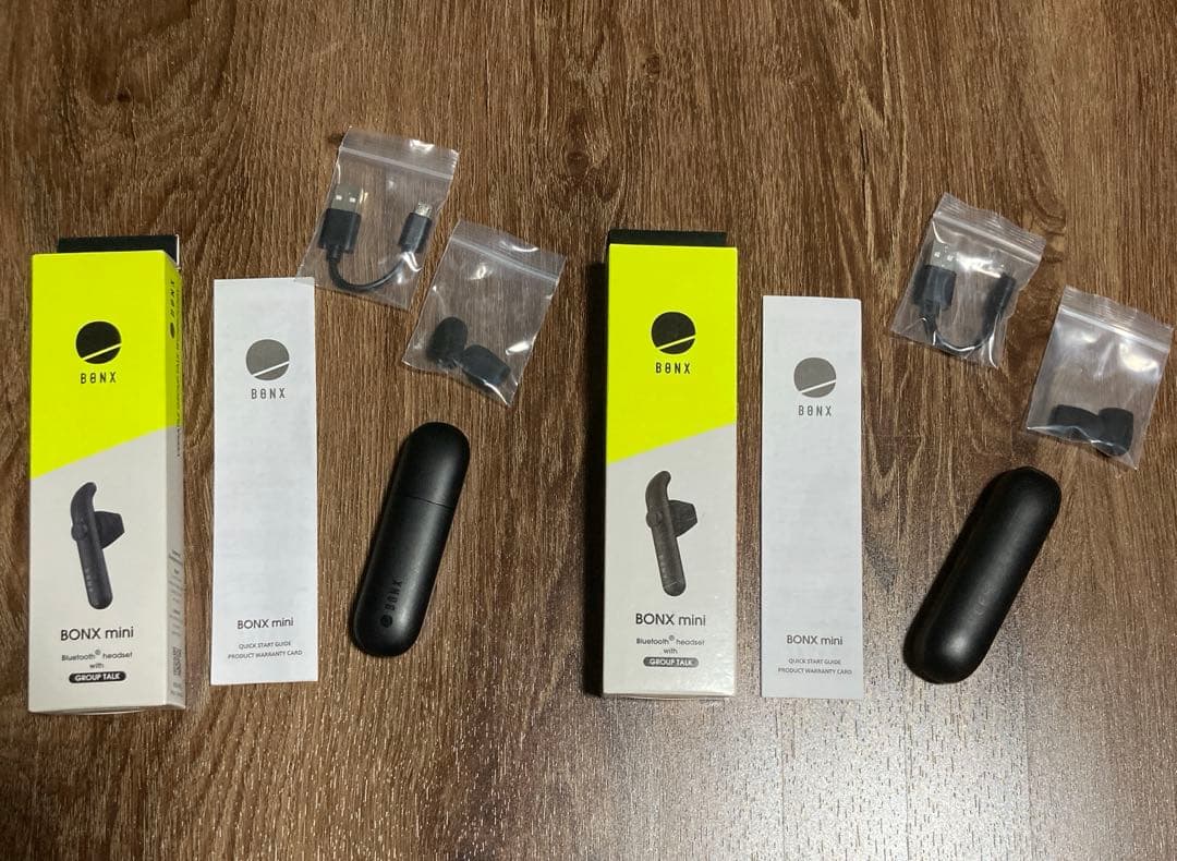 未使用開封済み BONX miniブラック Bluetoothヘッドセット3個