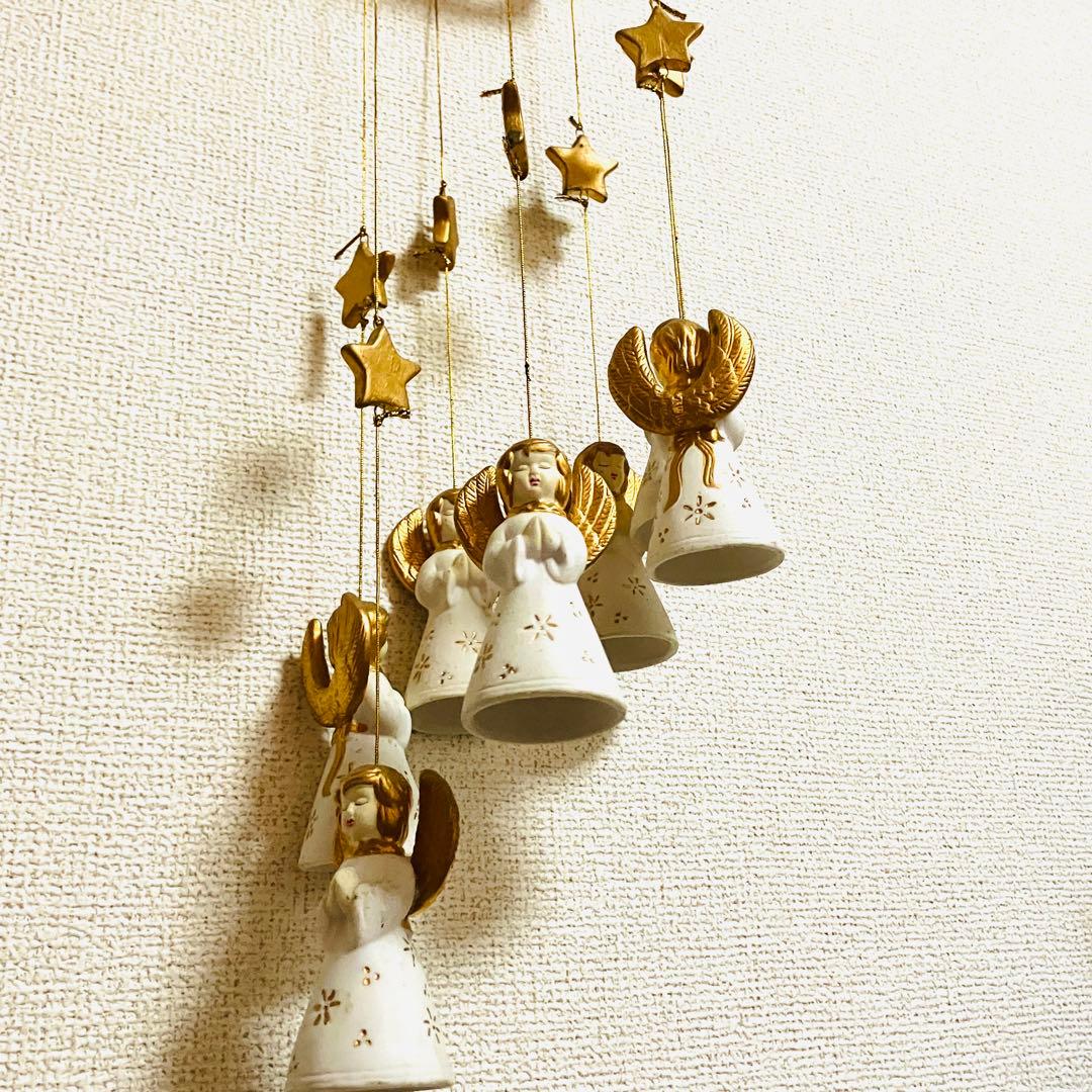 天使のウィンドウチャイム　ヴィンテージ雑貨