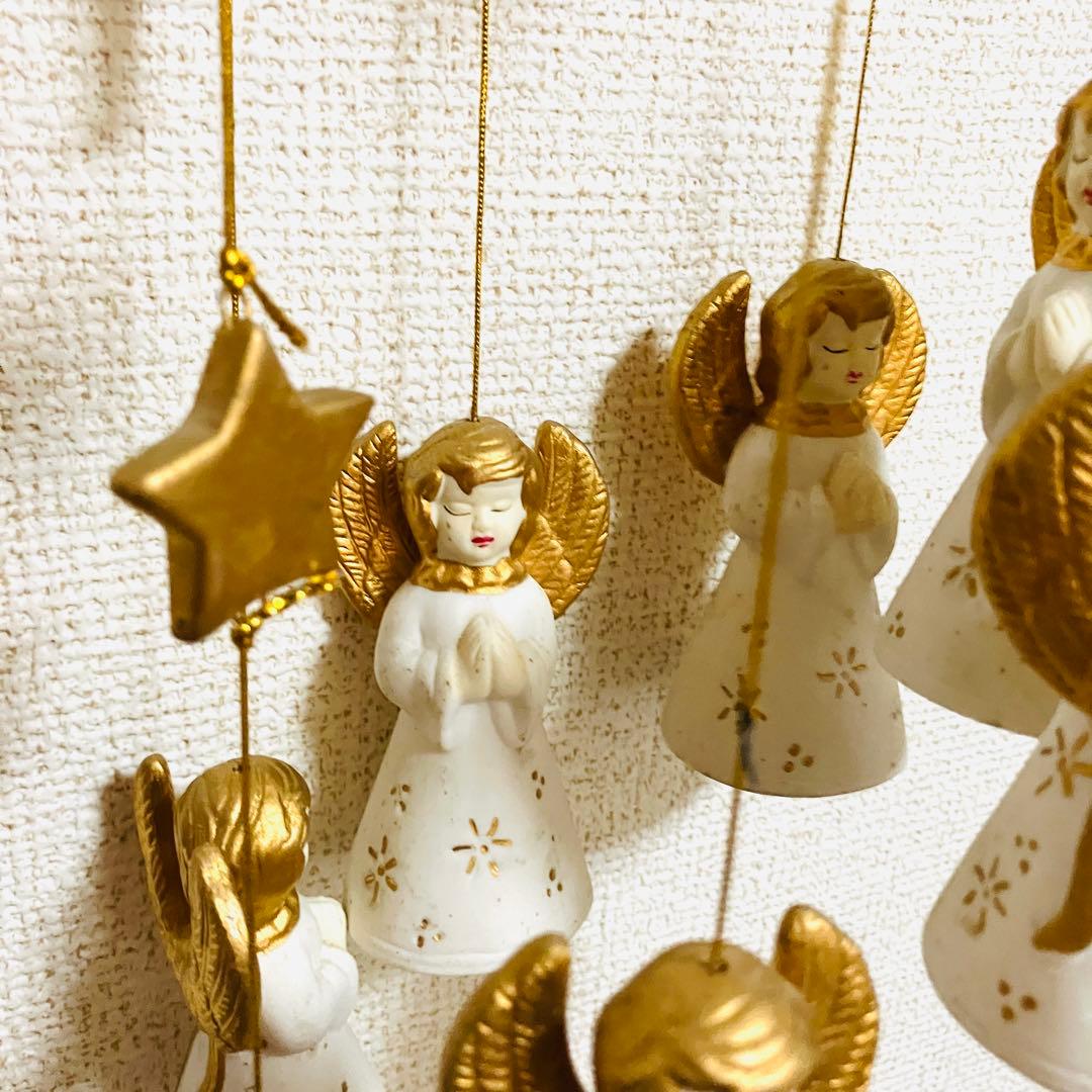 天使のウィンドウチャイム　ヴィンテージ雑貨