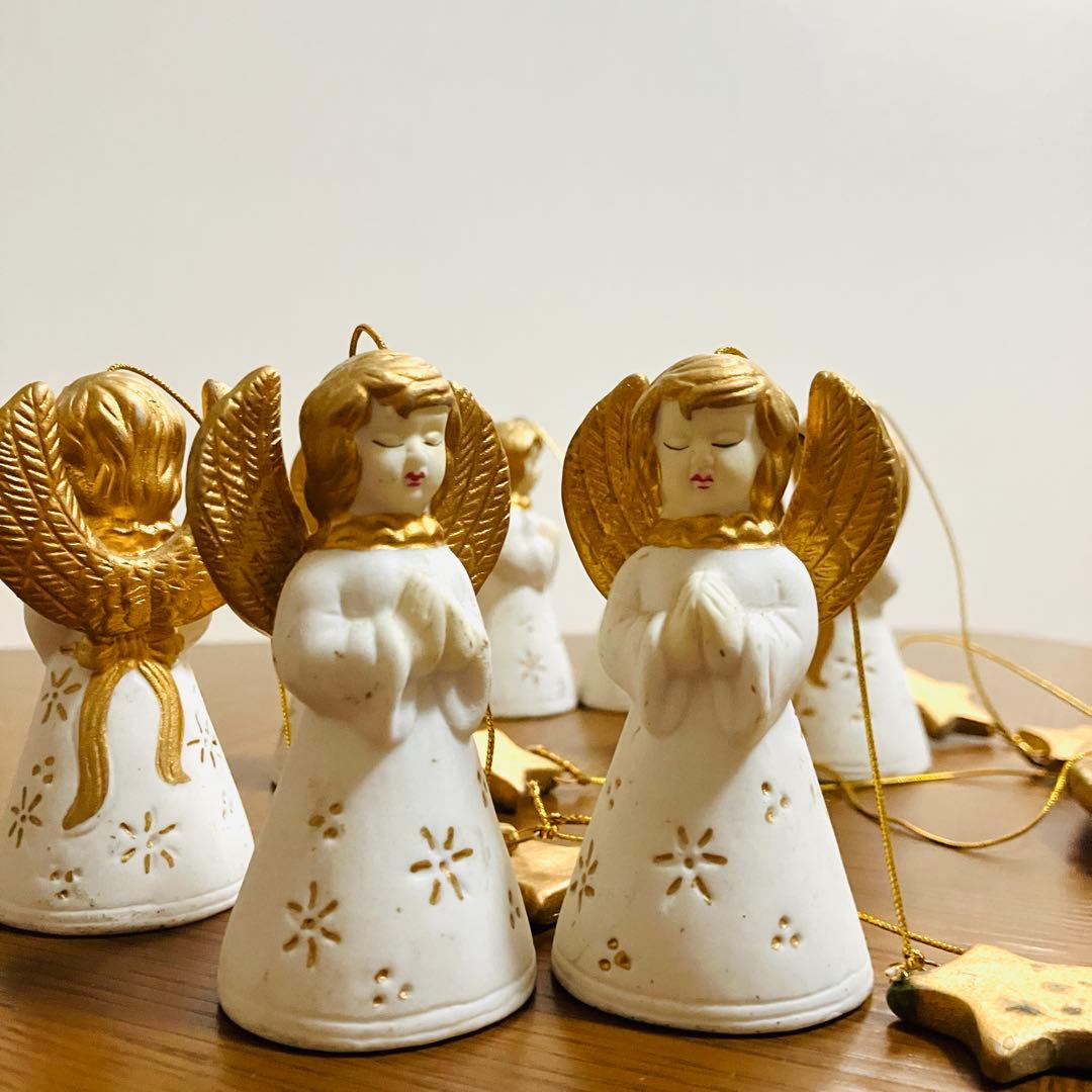 天使のウィンドウチャイム　ヴィンテージ雑貨