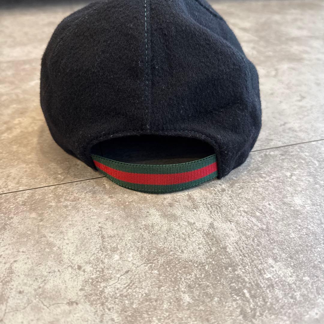 グッチ GUCCI 帽子 メンズ キャップ ロゴ付き L 59