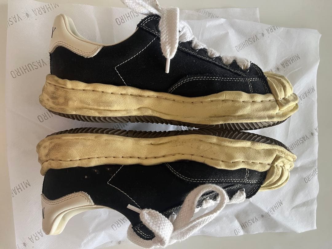 Maison Mihara Yasuhiro スニーカー ブラック/ホワイト