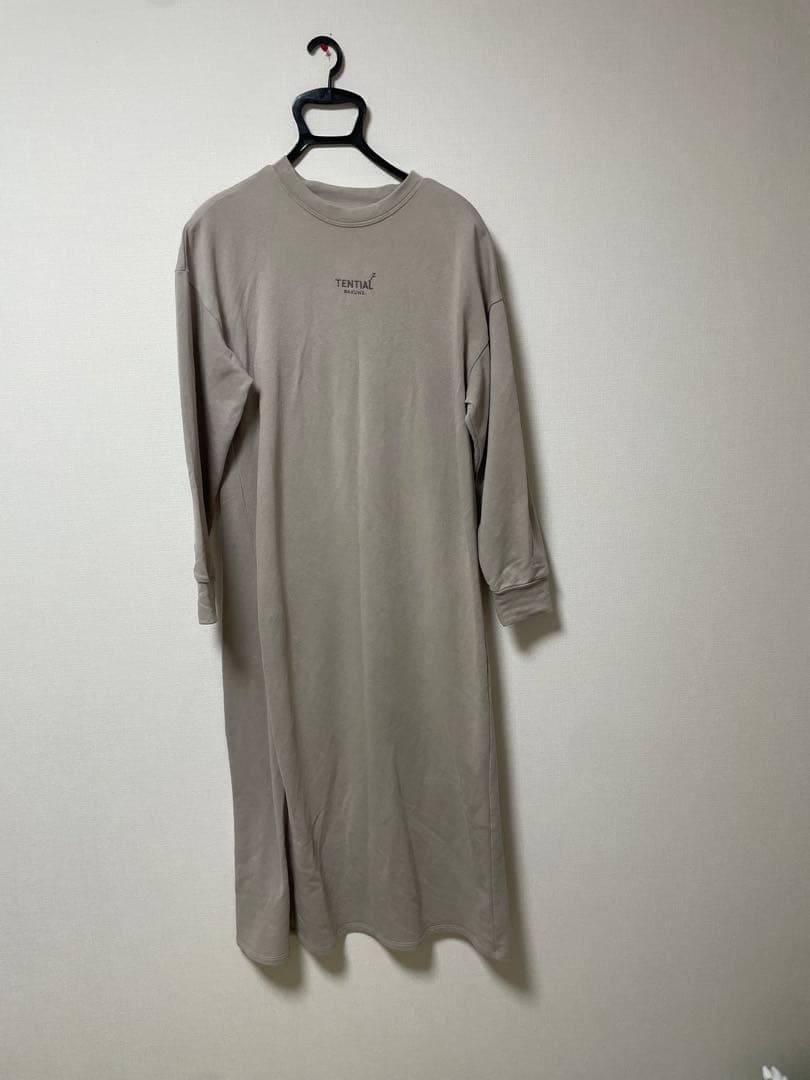 BAKUNE ブラウン パジャマ Mサイズ チュニック ワンピースタイプ