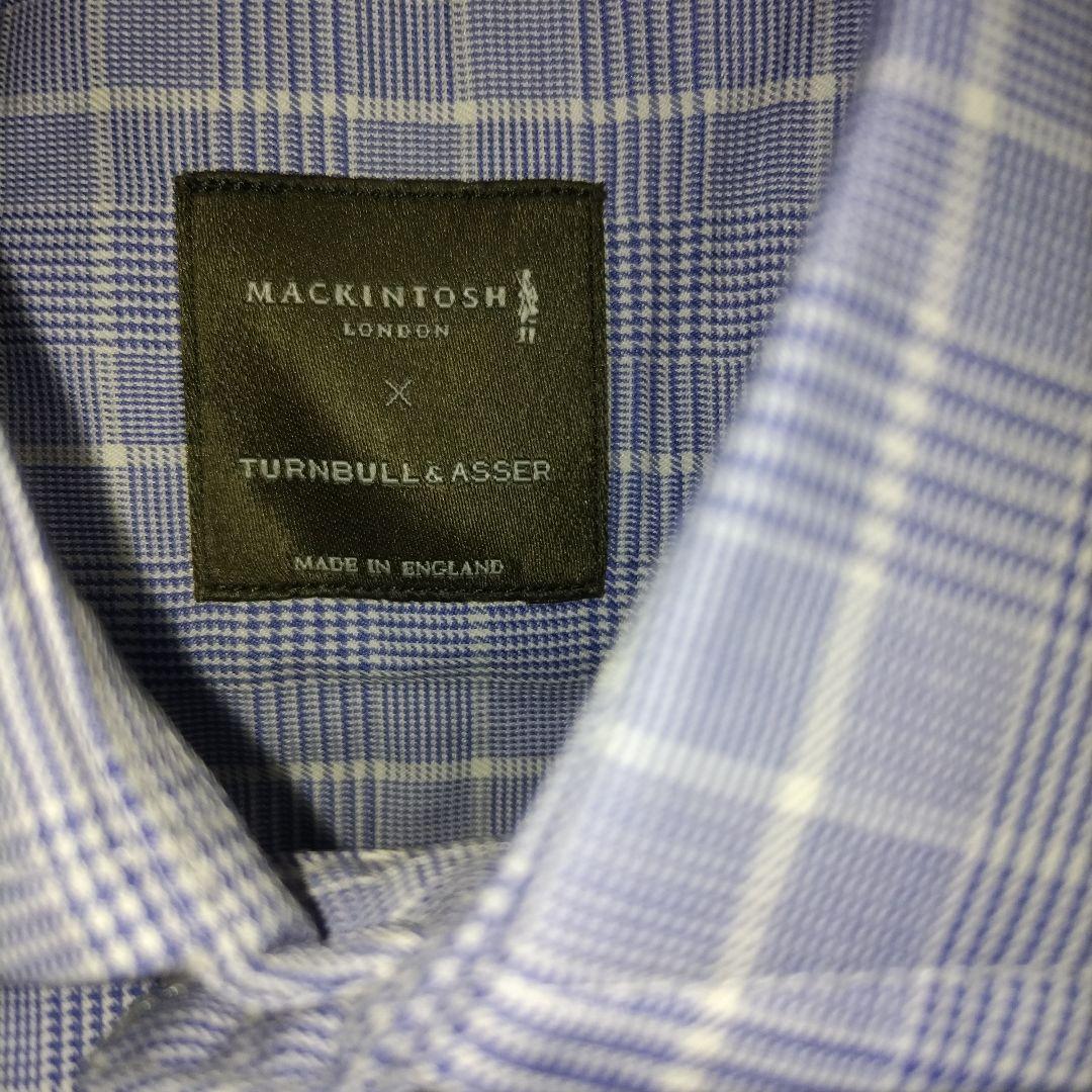 (1回使用)TURNBULL&ASSER ターンブル&アッサー 半袖シャツ S