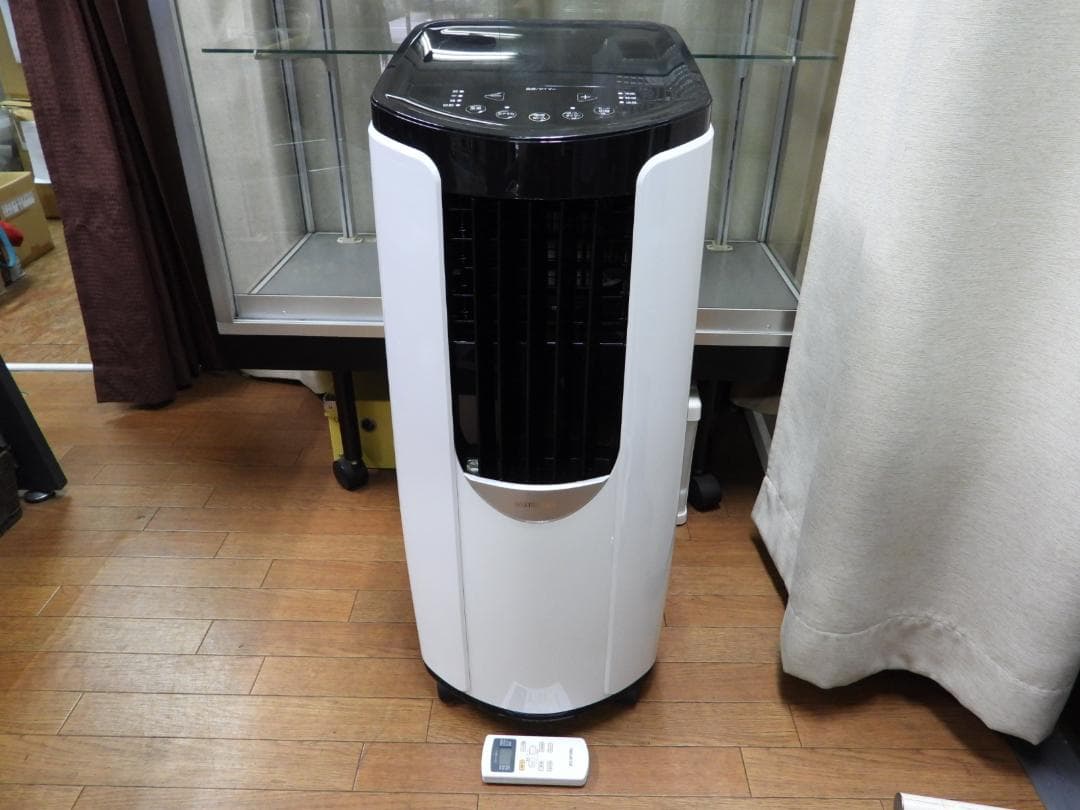 アイリスオーヤマ床置きク－ラーIPP-2221G冷房コンプレッサー内蔵 リモコン