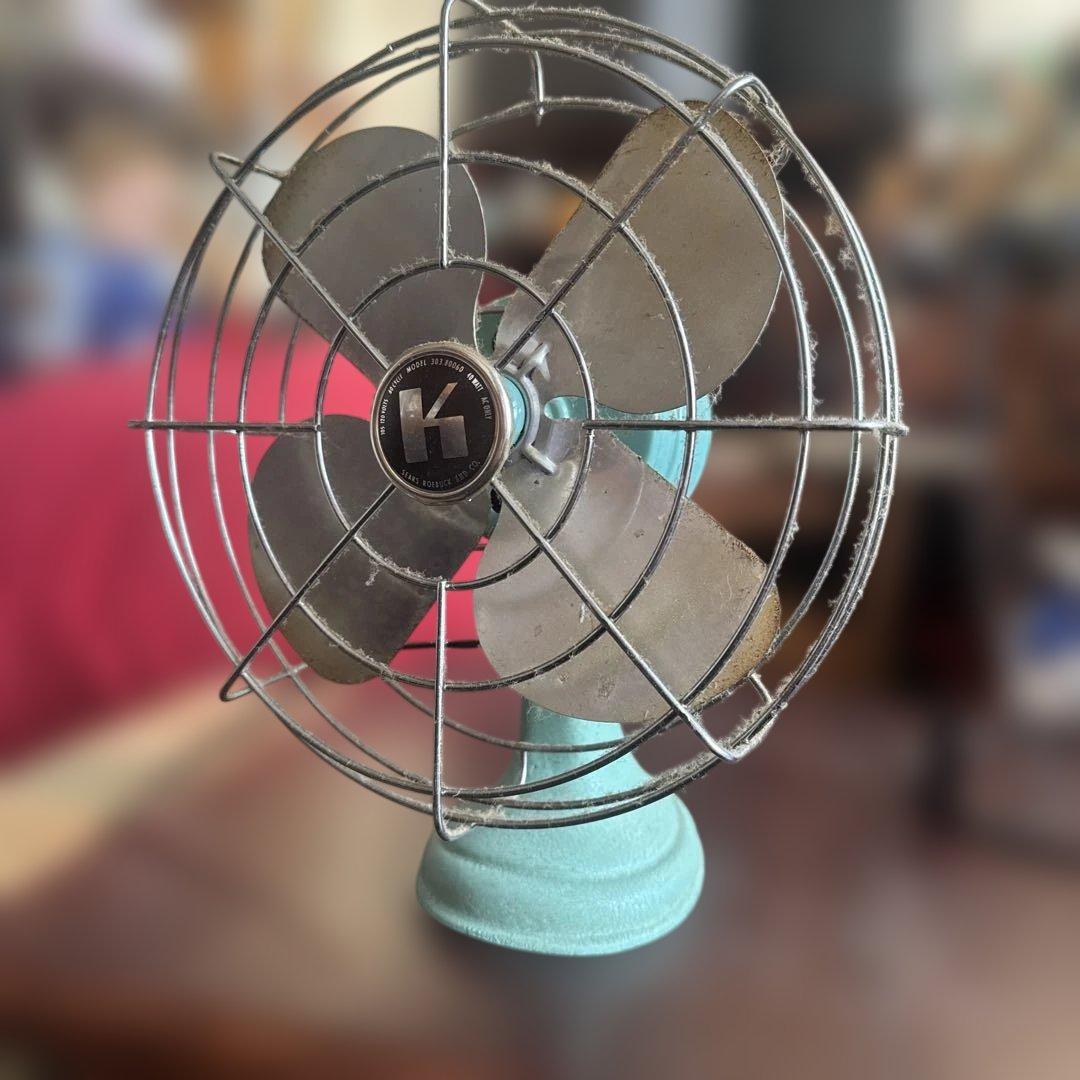アンティーク　扇風機　卓上
