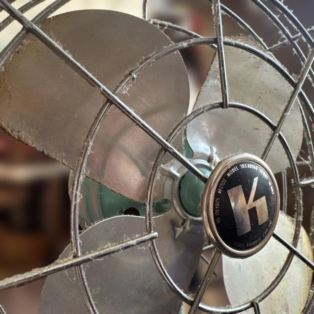 アンティーク　扇風機　卓上