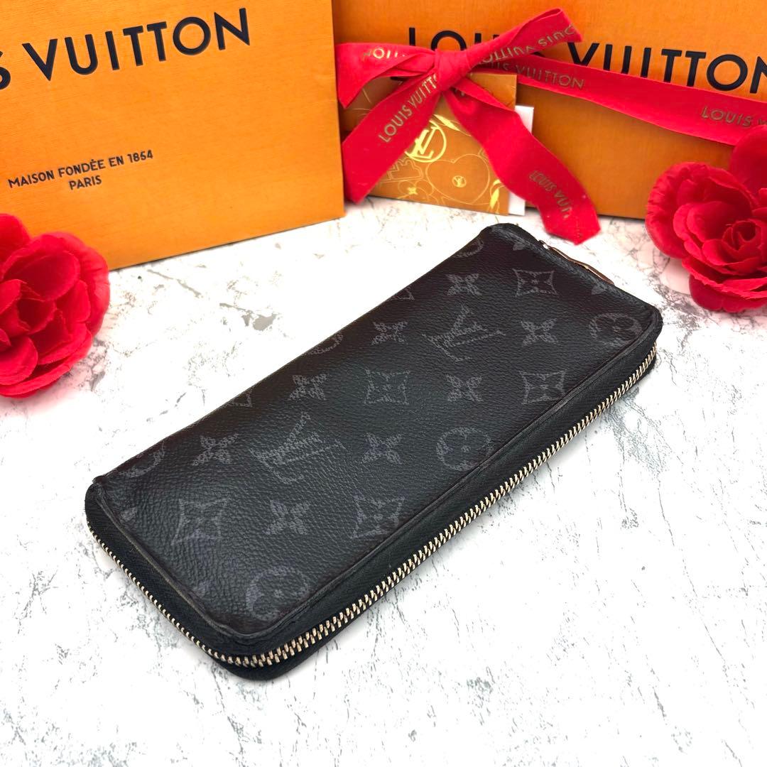 【極美品】 ルイヴィトン モノグラム エクリプス ヴェルティカル 長財布