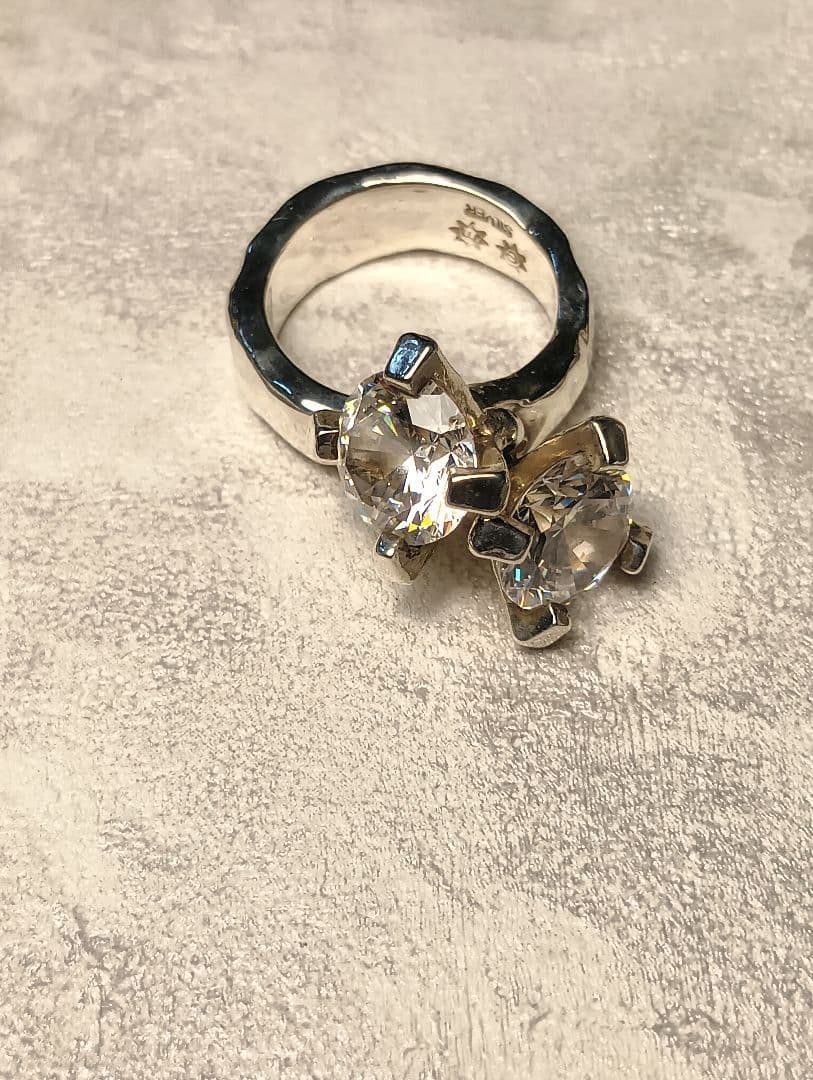 e.m シルバーリング17号大きめ