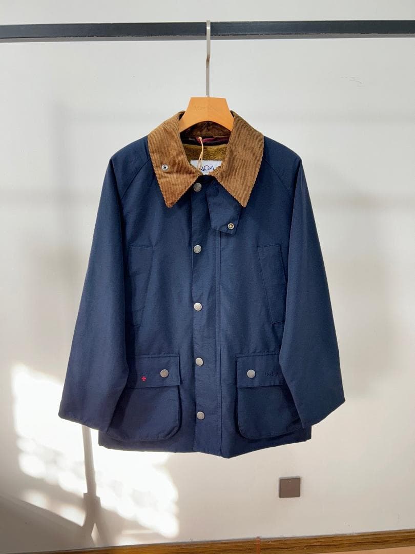 Barbour×noahネイビー ジャケット フリースライニング