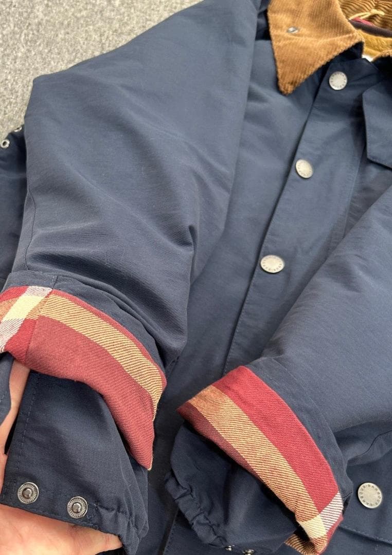 Barbour×noahネイビー ジャケット フリースライニング